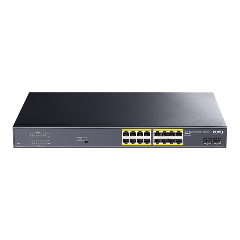 Cudy 16-Port PoE+ Unmanaged Network Switch for Ethernet connections