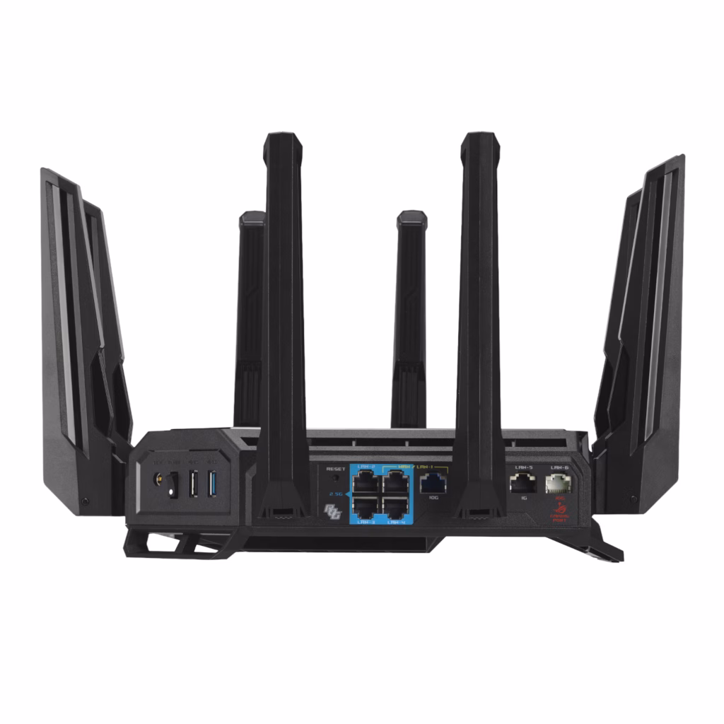 ASUS ROG Rapture BE19000 Wi-Fi 7 Tri-Band Gaming Router with Dual 10G Ports - Image 5
